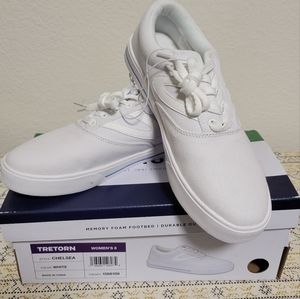 Trevor white tennis shoes